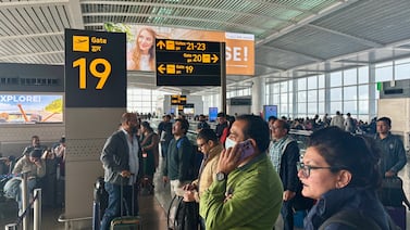 Chaos erupts at Indian airports as country's largest airline cancels flights