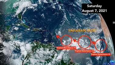 Lots of systems but no immediate threats in the tropical Atlantic