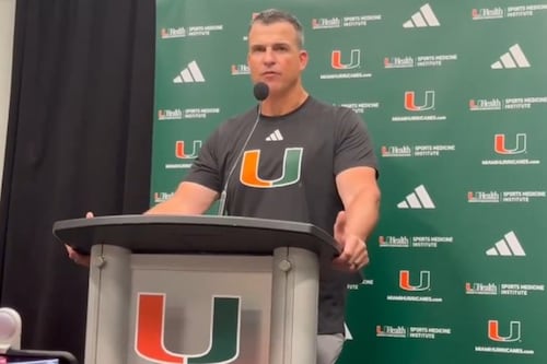 Cristobal’s message to ‘stay the course’ pays off in Miami’s blowout win over Stanford