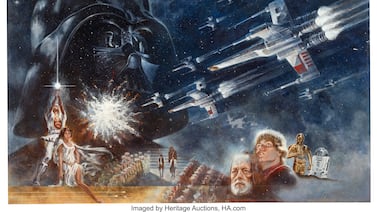 The painting that introduced 'Star Wars' to the world fetches $3.9M at auction