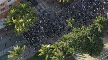 Group sharing Hamas messages on social media organizes protest in South Beach