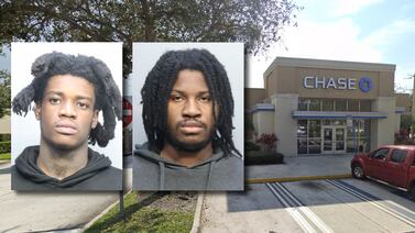Robbers who targeted Chase customers chased, captured by cops, Miami-Dade police say