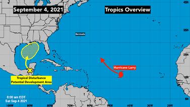 Keeping an eye on the Gulf as Hurricane Larry is forecast to intensify in the Atlantic