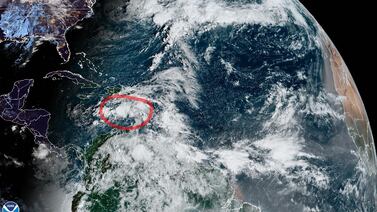 Hurricane hunters investigating Caribbean disturbance