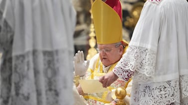 American cardinal celebrates old Latin Mass in St. Peter's in a sign of change