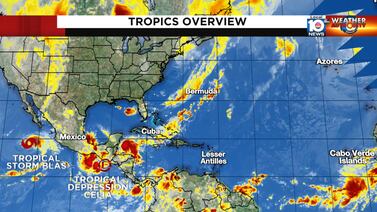 No organized storms in the tropical Atlantic, Blas and Celia struggling in the eastern pacific