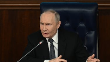 Russia's Putin begins his annual year-end news conference