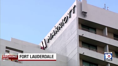 Police: Man shot, woman detained after possible domestic shooting at Fort Lauderdale hotel