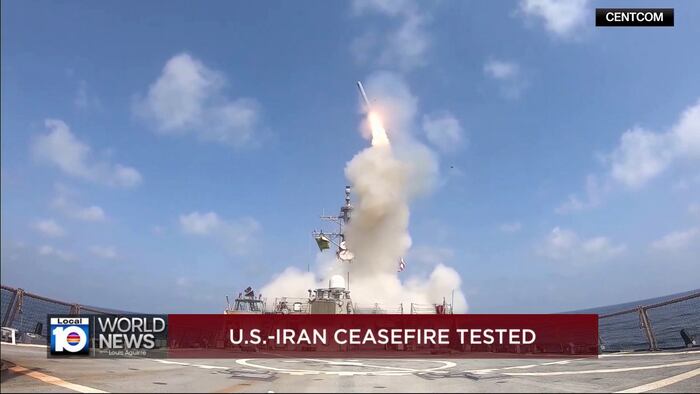 The US fights to reopen the Strait of Hormuz as the UAE comes under attack in a test of Iran truce
