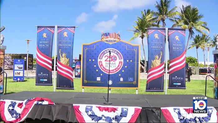 South Beach outdoor exhibit highlights 250 years of American icons and culture on Ocean Drive