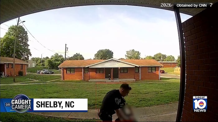 North Carolina cop fired after being caught on camera punching woman in handcuffs