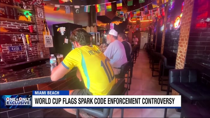Miami Beach admits mistake after restaurant told to remove World Cup flags
