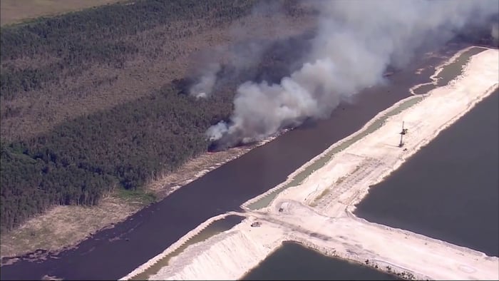 Wildfire burns 600 acres in western Miami-Dade, affects air quality in Broward