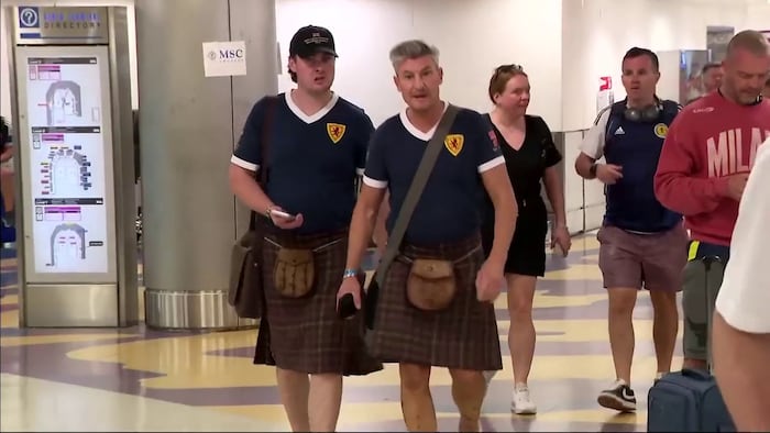 FIFA World Cup fans from Scotland arrive to party in Miami ahead of match against Brazil