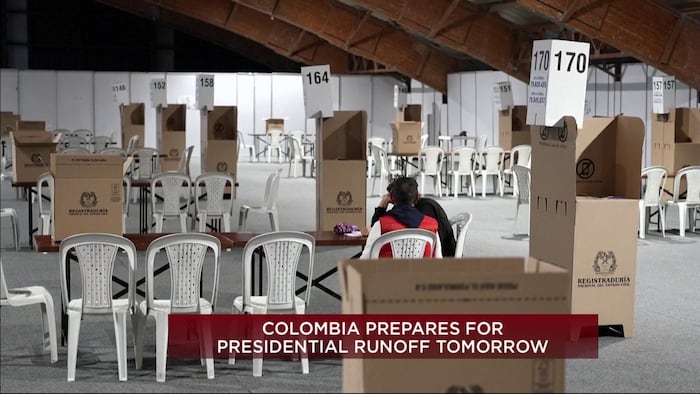 Colombians head to the polls during polarized runoff presidential election
