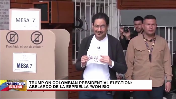 Trump celebra triunfo de “El Tigre” De la Espriella en Colombia
