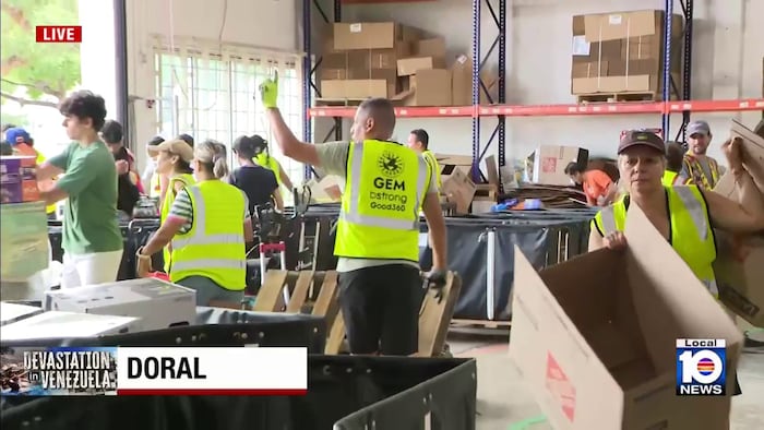 Helping Venezuela: Donations continue to flow in Doral