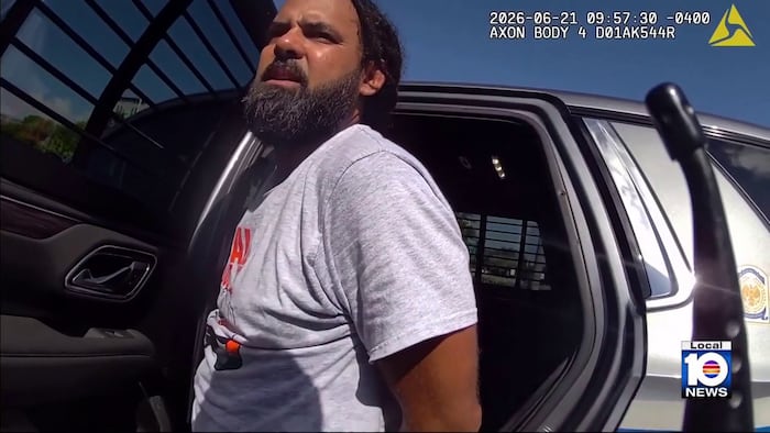 Bodycam video shows arrest of man accused of hitting softball player with bat in Aventura