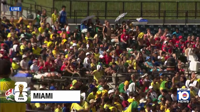 Crowds fill Bayfront Park for Brazil-Norway FIFA Fan Fest match