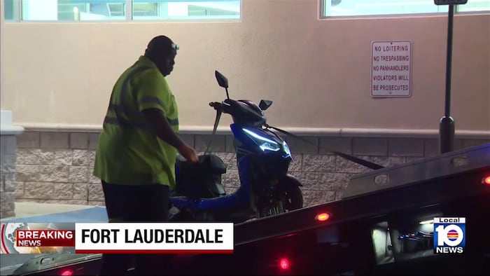 Policía: Hombre llega en scooter a Walgreens para pedir ayuda tras recibir disparo en Fort Lauderdale
