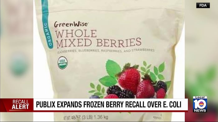 Publix expands recall tied to frozen berry products