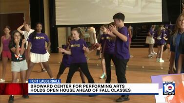 Broward Center hosted open house ahead of fall performing arts classes