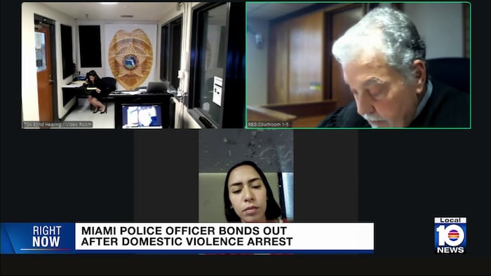 Miami police officer bonds out of jail after domestic violence arrest