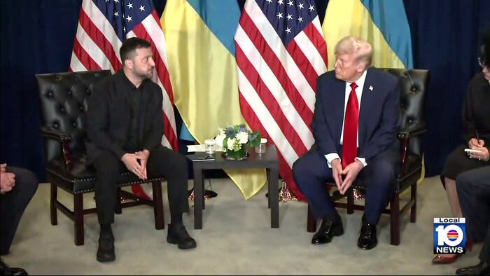 Trump meets with Zelenskyy at United Nations