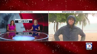 Local 10 in Jamaica as Hurricane Melissa threatens direct hit