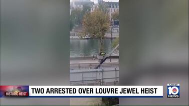 Suspects arrested over the theft of crown jewels from Paris’ Louvre museum