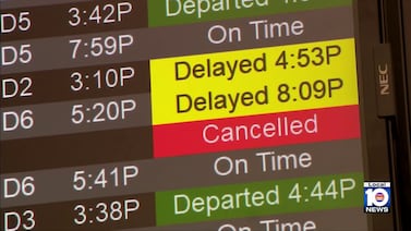 Frustrations grow at South Florida airports as cancellations, delays continue amid government shutdown
