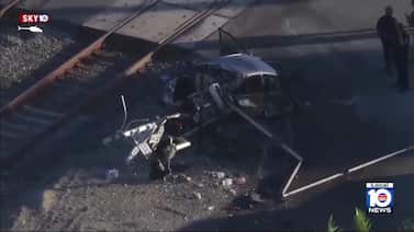 1 airlifted after Brightline train crashes into car in North Miami