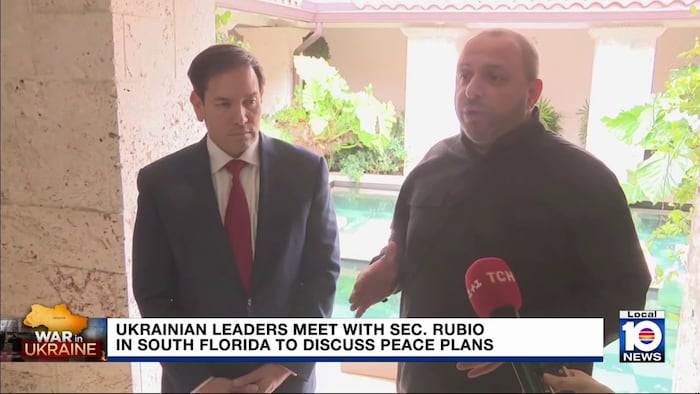 Rubio says Ukraine-Russia peace talks in South Florida were productive but more work remains