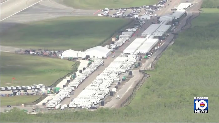 Image for Report decries ‘cruel’ conditions at ‘Alligator Alcatraz,’ DeSantis responds