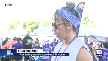 Hundreds join ‘Walk to End Alzheimer’s’ in Davie