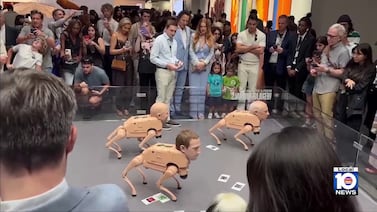 Art Basel Miami Beach surprises with robots and big sales - but not with traffic