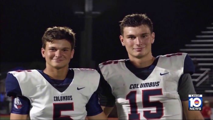 Columbus High School students celebrate Fernando Mendoza’s Heisman Trophy