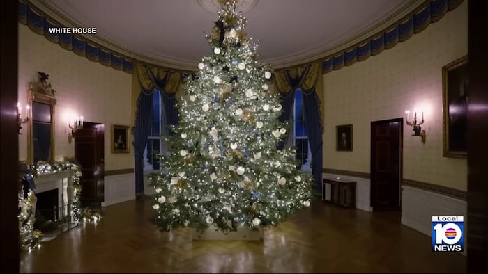Trumps celebrated White House Christmas before heading to Mar-a-Lago for holiday
